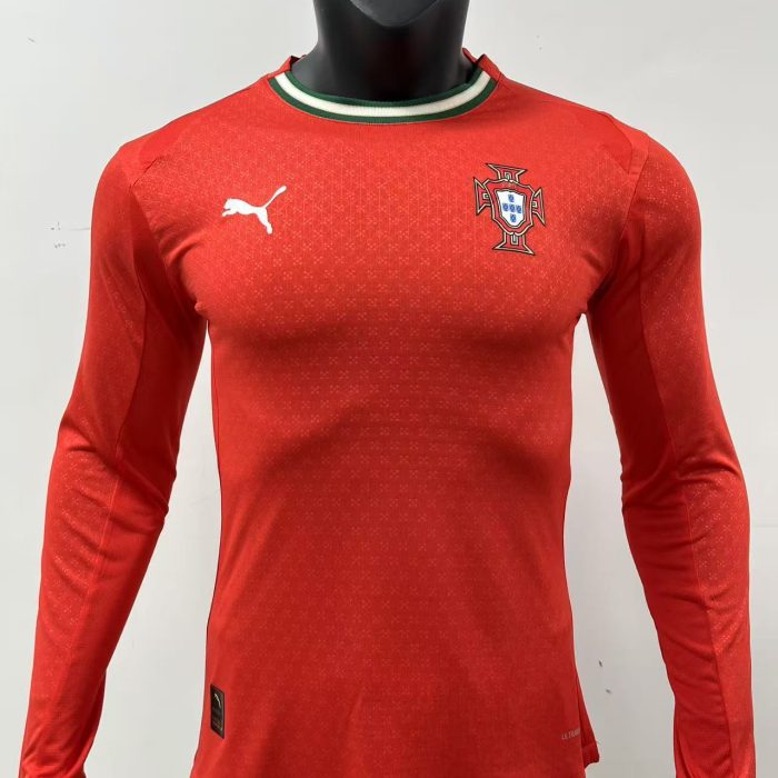 Portugal Home Kit Manches Longues 2025-26