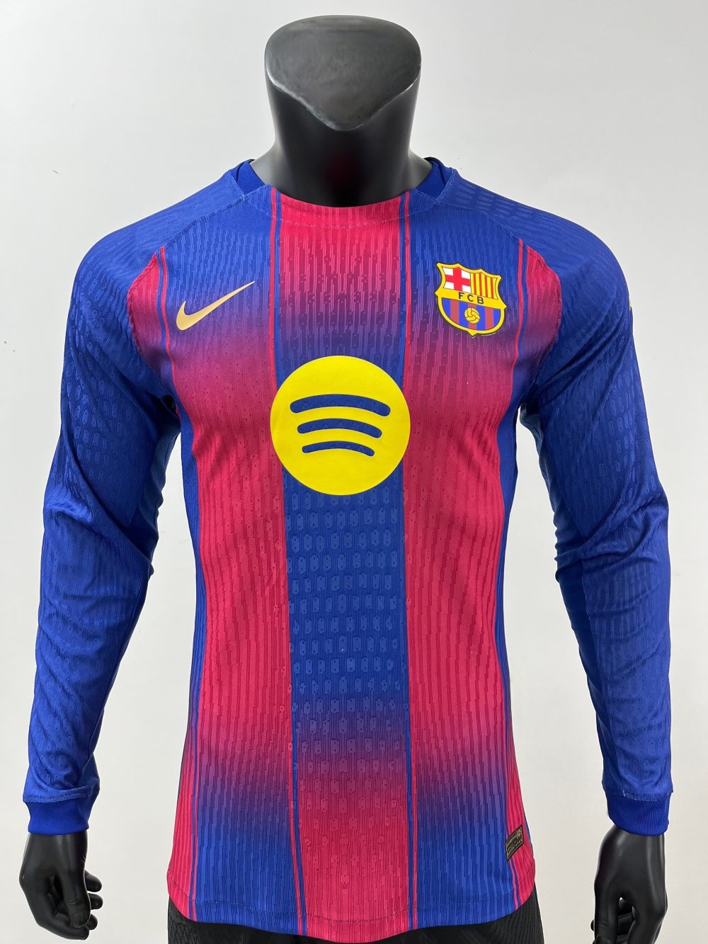 FC Barcelone Home Kit Manches Longues - 2025-26