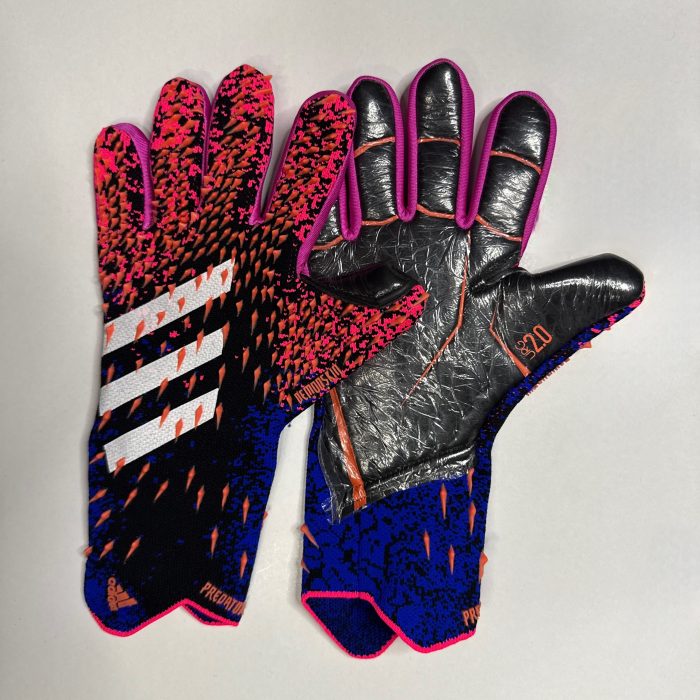 Gant Gardien Foot Adidas - Black/Pink/Blue/White Bande