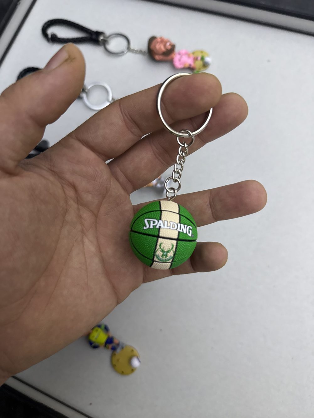 Porte-Clé – Basketball Green