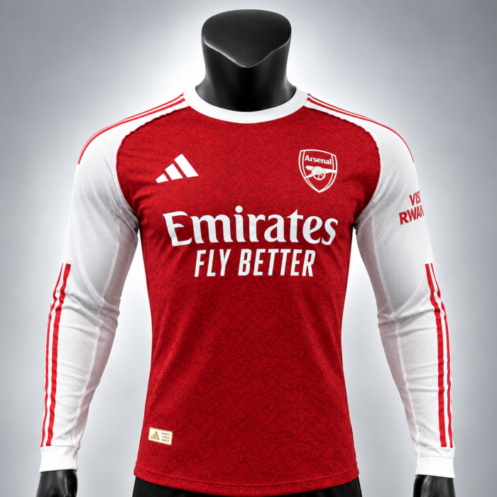 Arsenal Home Kit Manches Longues 2025-26