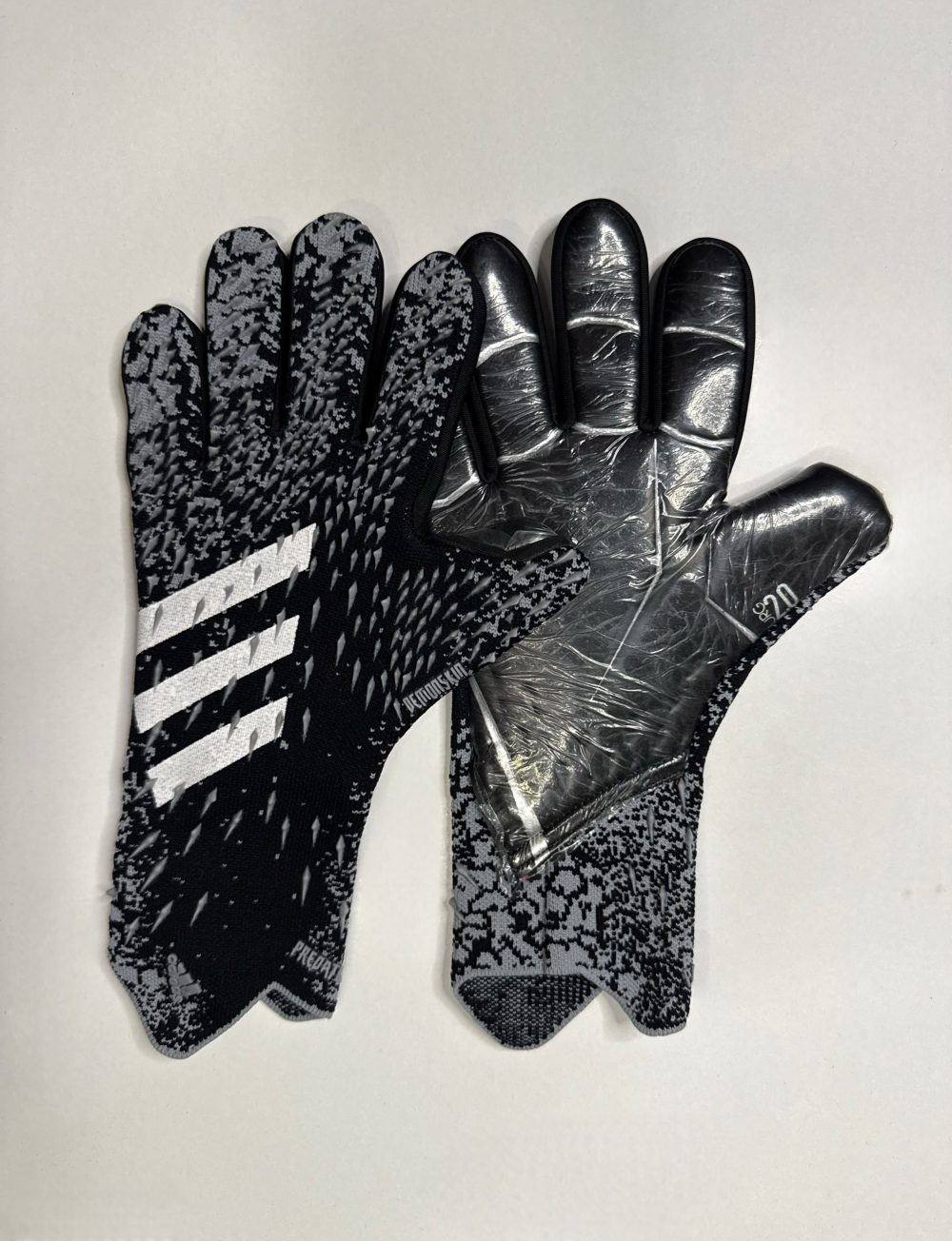 Gant Gardien Foot Adidas - Black/Grey/White Bande
