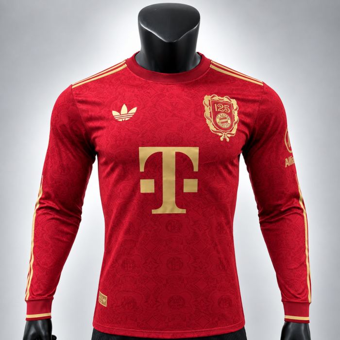 Bayern Munchen 125th Anniversary Kit Manches Longues 2025-26