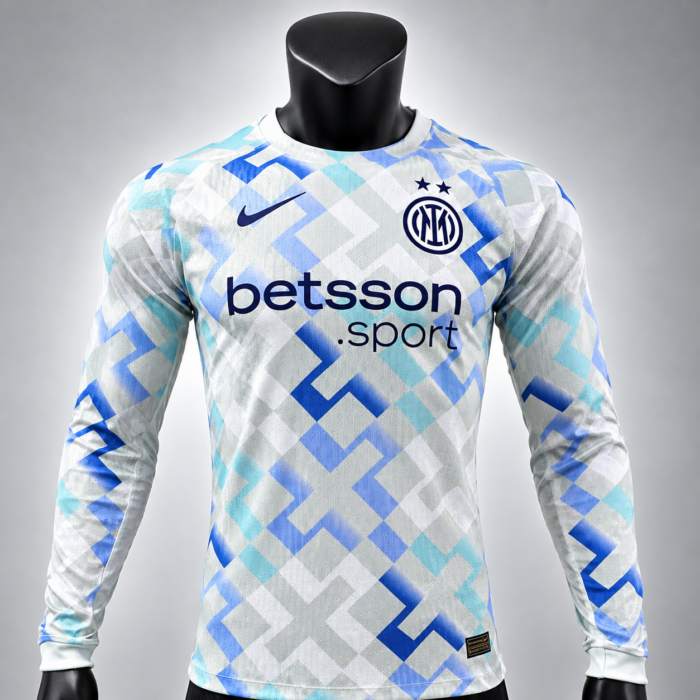 Inter Milano Away Kit Manches Longues 2025-26