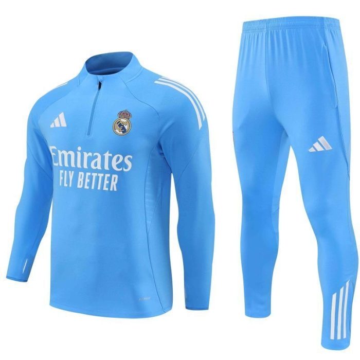 Survêtement Real Madrid 2025/26 – Bleu Ciel