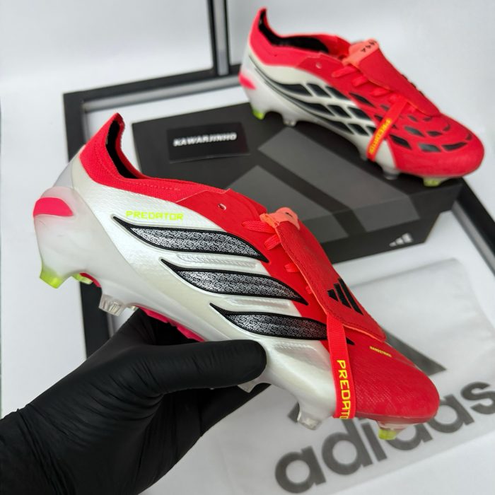 Adidas Predator Elite Tongue FG - Red/White