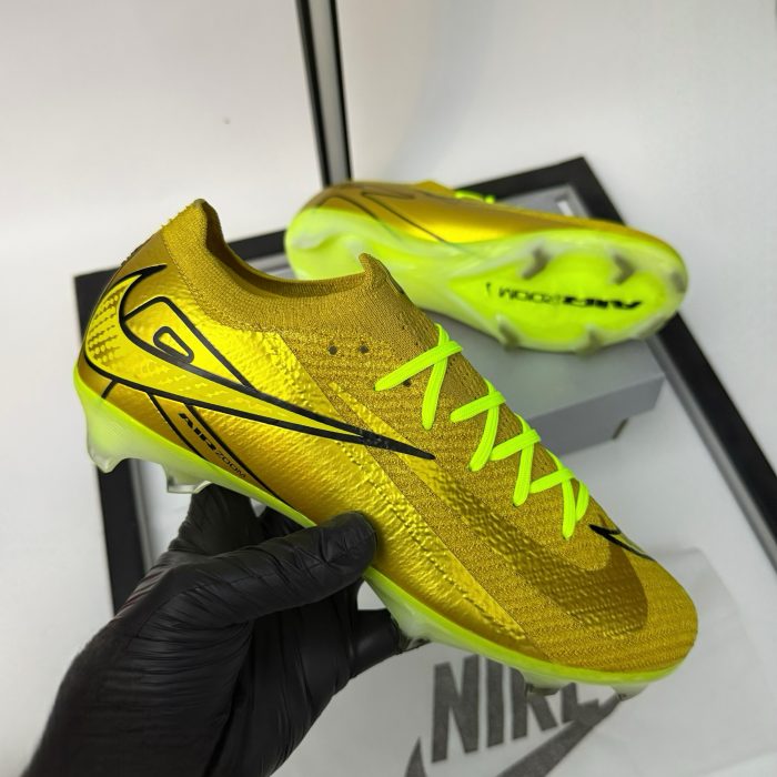 Nike Air Zoom Mercurial Vapor 16 Elite FG – Gold/Pistachio