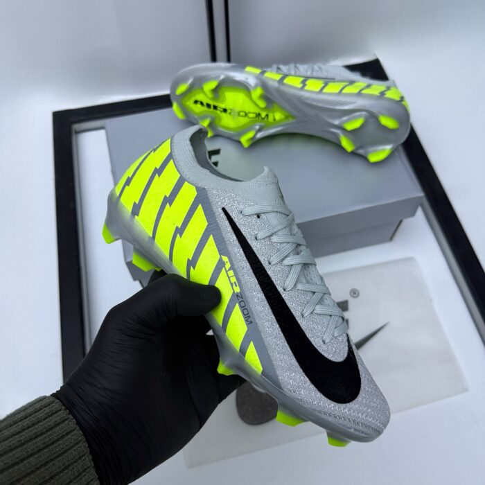 Nike Air Zoom Mercurial Vapor 16 Elite FG – Grey/Pistachio