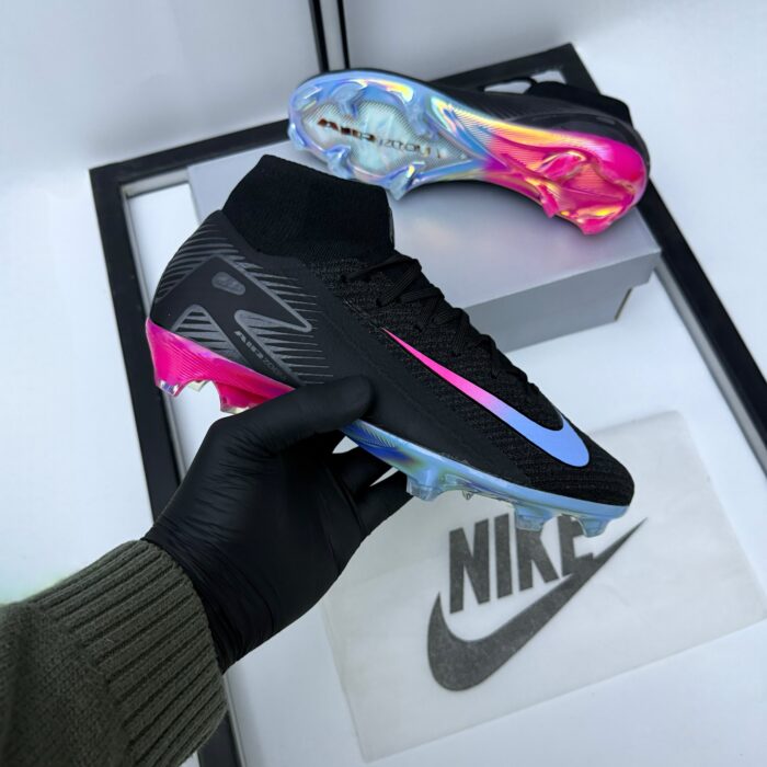 Nike Air Zoom Mercurial Superfly 10 Elite FG - Black/Blue/Pink