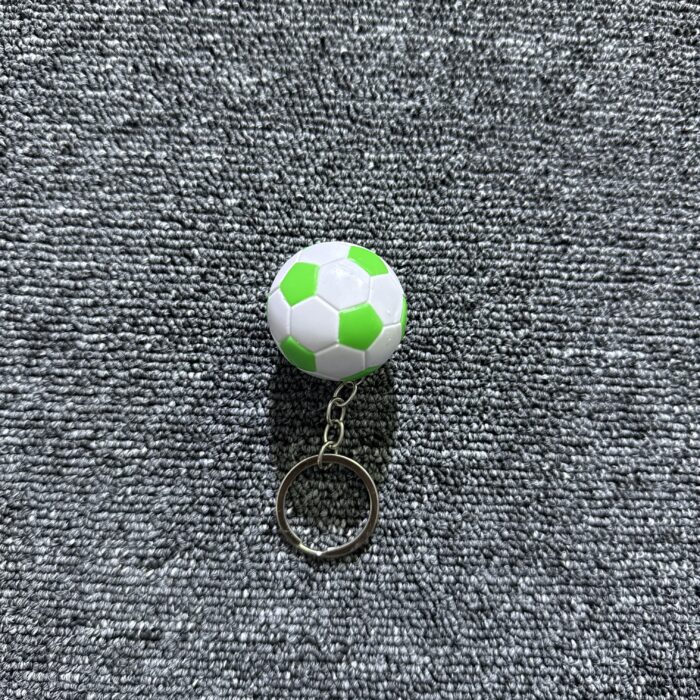 Porte-Clé Football - Blanc/Vert