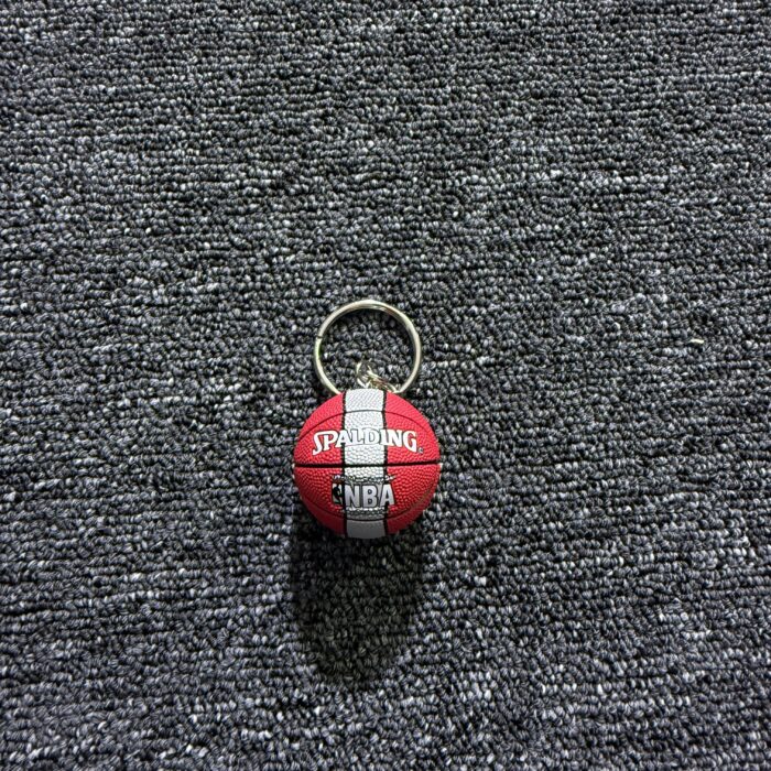 Porte-Clé Basketball - Rouge/Blanc