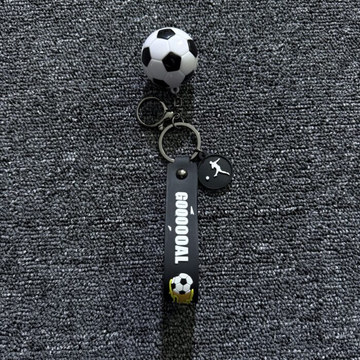 Porte-Clé Football Goooal – Noir