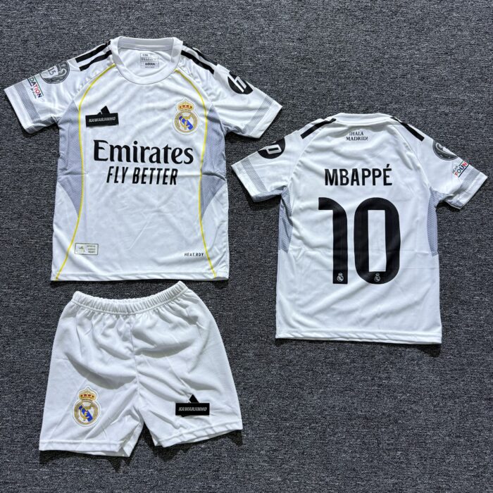 Tenue Real Madrid Home 2025-26 - Mbappe 10