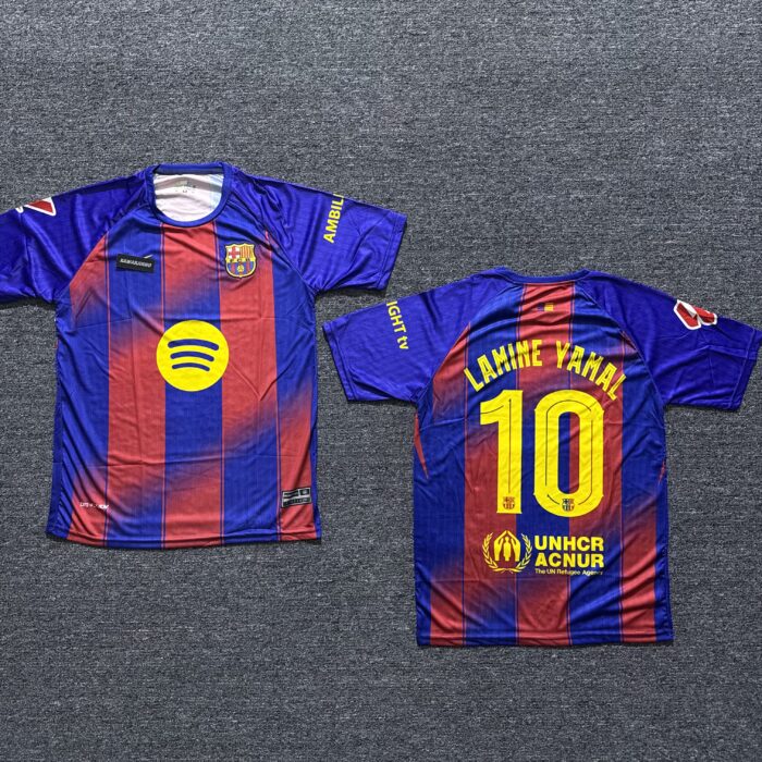 FC Barcelone Home Jersey 2025-26 - Lamine Yamal 10