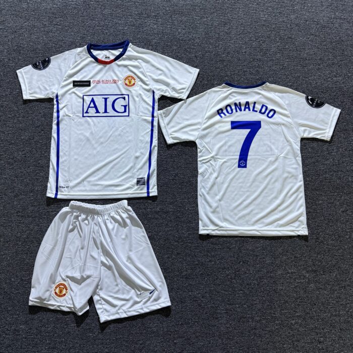 Tenue Man United Blanc CR7 2008