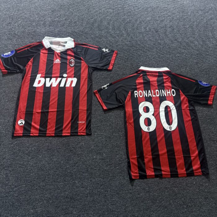 Ac Milan Home Jersey 06-07 - Ronaldinho 80