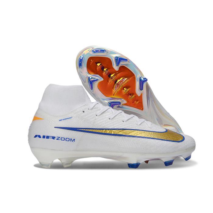 Nike Air Zoom Mercurial Superfly 10 Elite FG – White/Gold