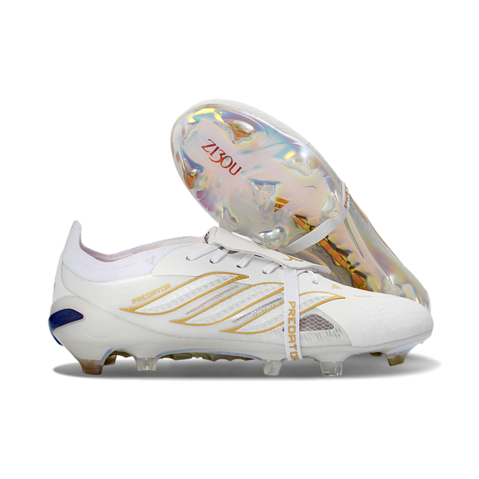 Adidas Predator Elite Tongue FG - White/Gold