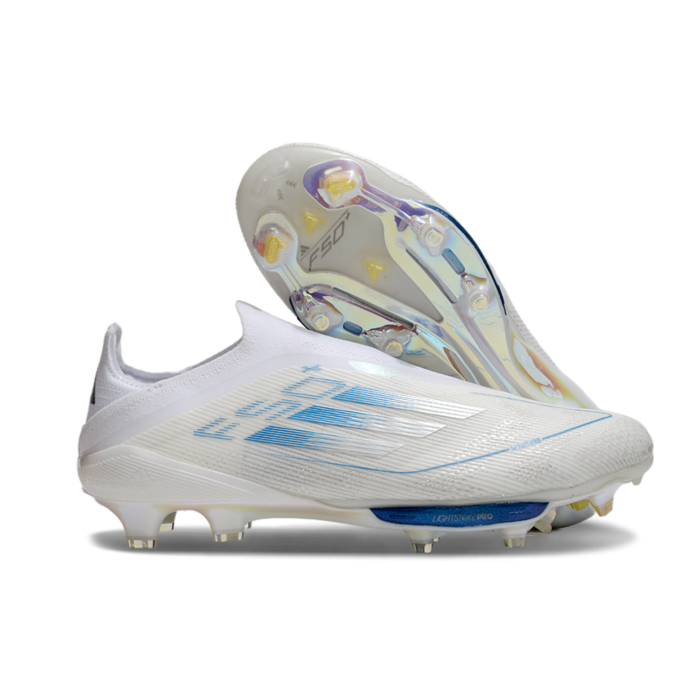 Adidas F50+ Elite FG – White/Blue