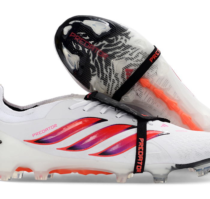 Adidas Predator Elite Tongue FG - White/Red