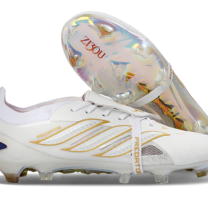 Adidas Predator Elite Tongue FG - White/Gold