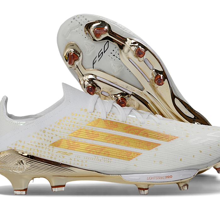 Adidas F50+ Elite FG - White/Gold