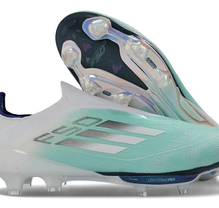 Adidas F50+ Elite FG - White/Turquoise