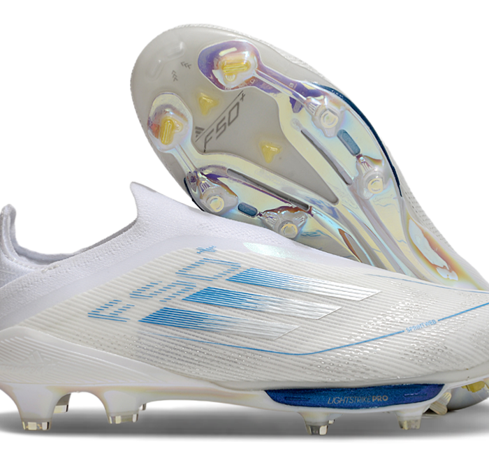 Adidas F50+ Elite FG – White/Blue