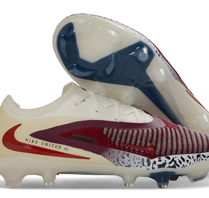 Nike Phantom 6 Elite FG - White/Burgundy