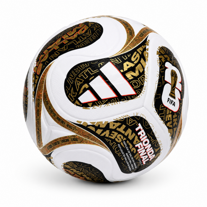ADIDAS BALLON TRIONDA PRO COUPE DU MONDE 2026 FINALE BALLON DE MATCH - BLANC/NOIR/DORÉ