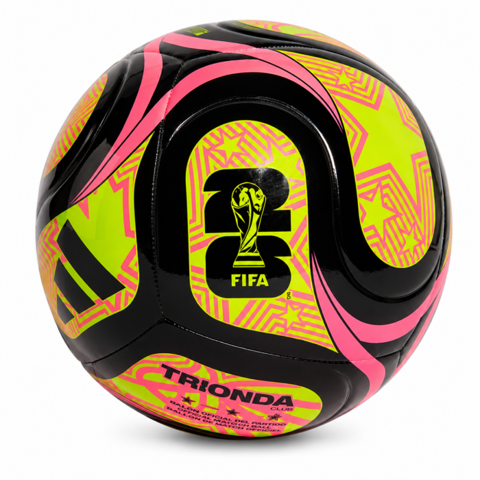 ADIDAS BALLON TRIONDA CLUB COUPE DU MONDE 2026 - NOIR/VERT/ROSE