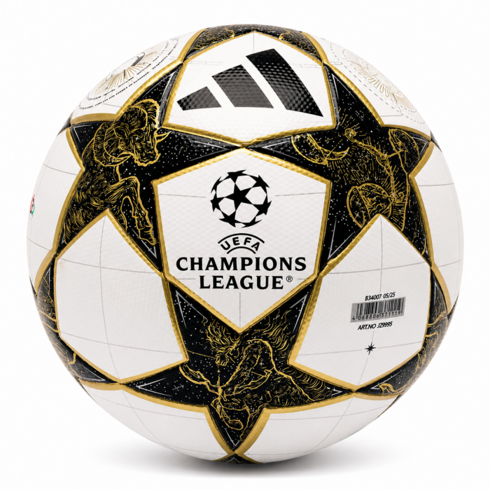 ADIDAS BALLON LEAGUE CHAMPIONS LEAGUE 2025/26 - BLANC/NOIR/DORÉ
