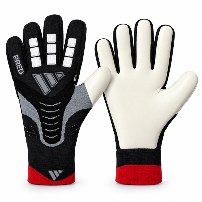 ADIDAS GANTS DE GARDIEN PREDATOR PRO – NOIR/GRIS