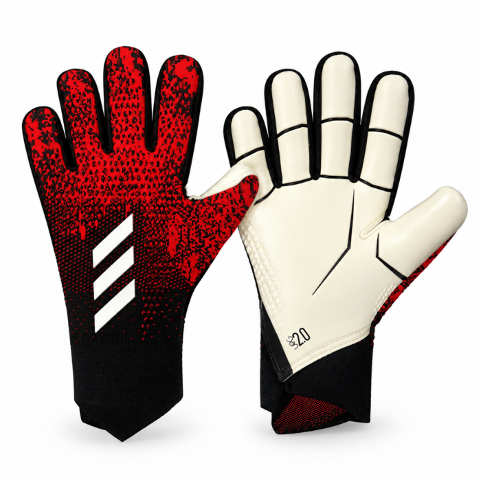 ADIDAS GANTS DE GARDIEN PRO – NOIR/ROUGE