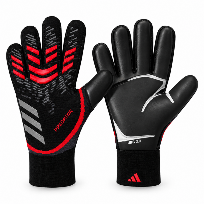 ADIDAS GANTS DE GARDIEN PREDATOR PRO PREDSTRIKE – NOIR/ROUGE/GRIS